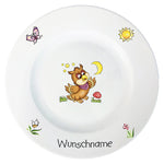 Kindergeschirr 5-tlg. Eule mit Wunschname