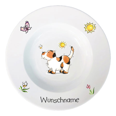 Suppenteller Hund mit Wunschname